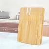 Bamboo Cutting Board: Square Kitchen Thawing Board, Travel & Camping Portable Option