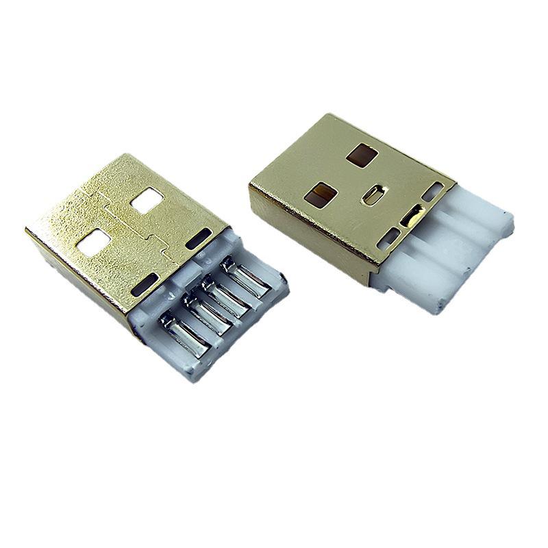 Позолоченный USB-разъем Micro Type-C: Высококачественная клавиатура, Флеш-накопитель, Усилитель для наушников, Кабель для передачи данных для мобильного телефона.