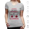Womens Promoted To Grandma Est 2020 Best Funny Gift T Shirt Cotton Men Women DIY Print Grandma Est Funny Novelty Crazy Dog 100