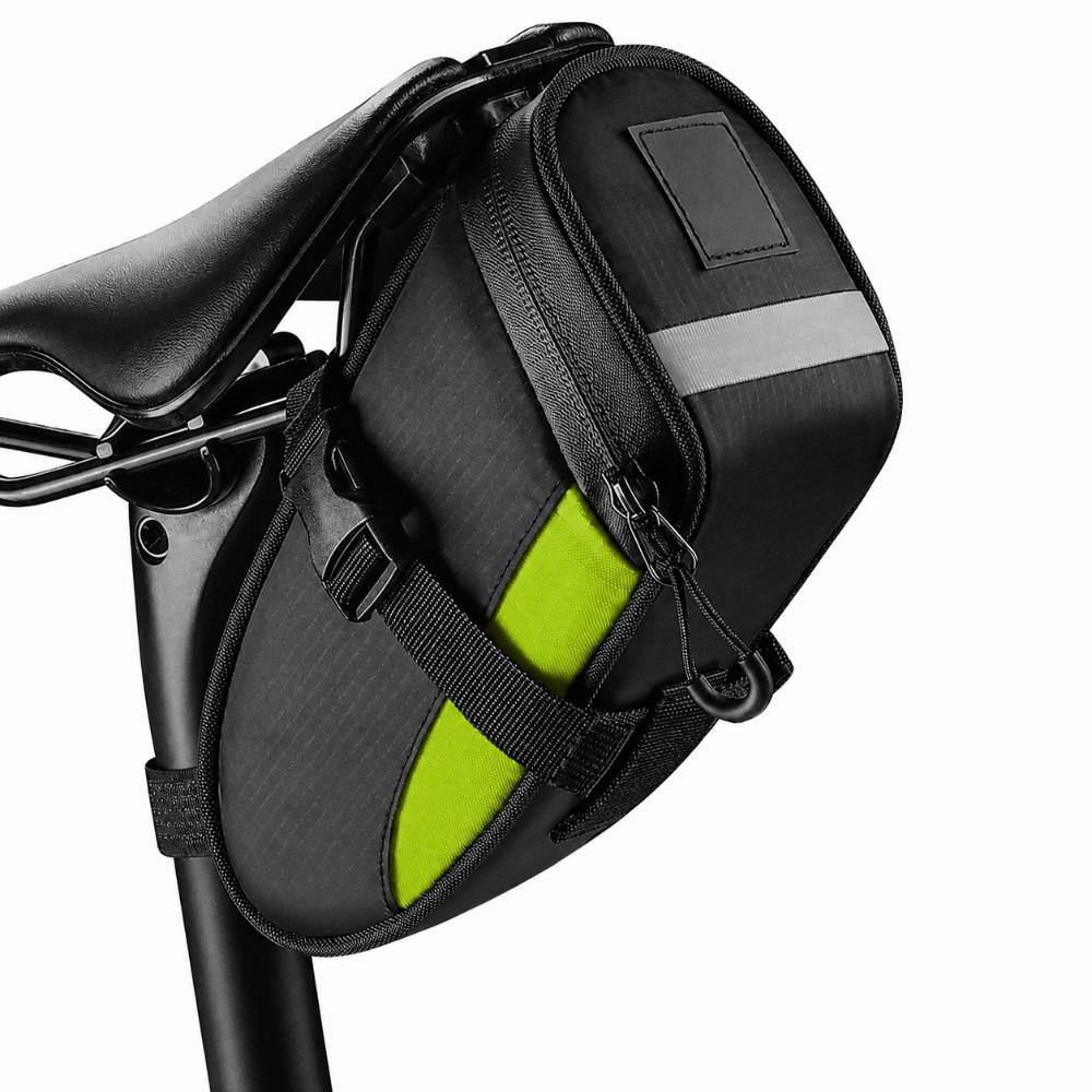 1.2L Capacity Cycling Tail Bag with Reflective Cycle Storage Bag for Mountain & Road Bike
