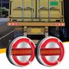 Задние фонари для грузовиков Aoling Универсальные круглые светодиодные для больших, малых и динамических поворотов прицепов, 24 В, для грузовиков, транспортных средств среднего размера, сигналы/стоп-сигналы,