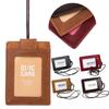 Identity Badge ID Card Holder Genuine Leather Work Card Holders Business Card
