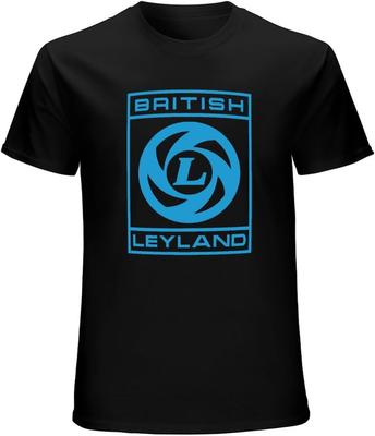 British Leyland Retro T-Shirt Black Graphic Unisex Tee Shirt