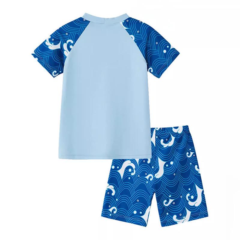 Boys' 2025 Quick-Dry Swimsuit Set – Split Style for Kids & Toddlers
