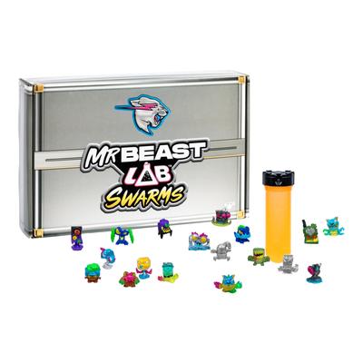 MrBeast Lab Swarms Серия 2, Эксклюзивный кейс для денег Atomic Series, оптовая упаковка, добавить воды, экспериментировать, встряхнуть пробирку и раскрыть 2 из 18 MrBeast