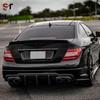Задний диффузор из углеродного волокна для Mercedes W204 C63 AMG. Комплект кузова.