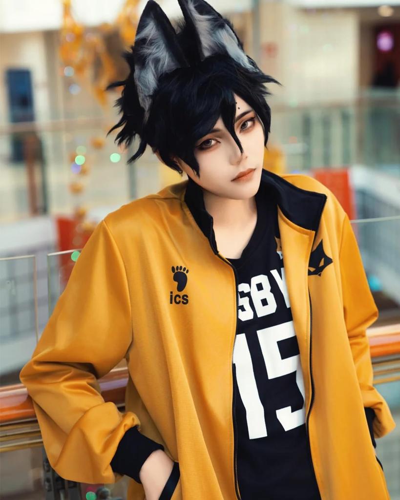Kokurotai Cosplay Jersey Shugo Adria Kotaro Kiyoomi Yuu Oliver Shoyo Hinata Cosplay Long Sleeve Student Unisex Costume New [Kanzu Ryohin] Haikyuu!