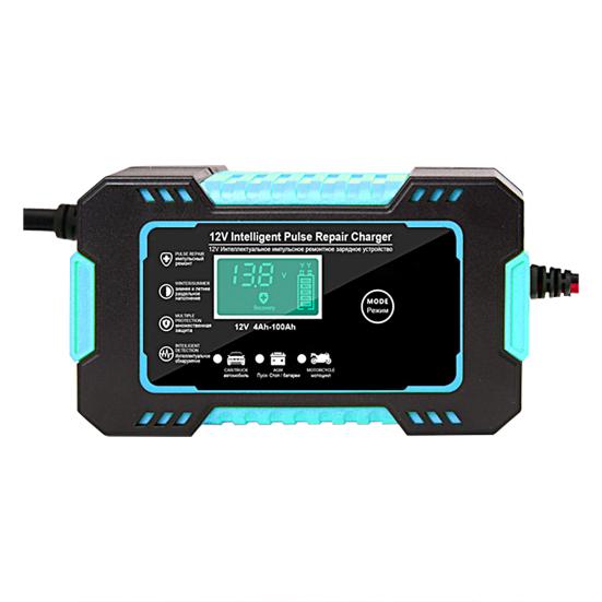 Moto Battery Charger Anti-deformed Safe Flame Retardant Short-circuit Protection Battery Maintainer for Truck