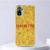 Мягкий чехол для телефона Xiaomi Redmi Note 14 13 12S 11S 10S 12 Pro Plus с принтом из аниме Banana Fish. Чехол 11 10 11E 11T Note14 Shell Coque Не