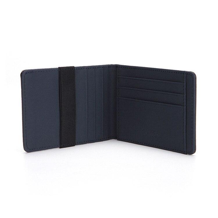 Men Short Wallet Pu Leather Credit Card Holder Wallet Card Holder Slim Wallet Men Secure Pu Leather Bag Wallets