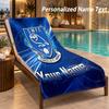 Пляжное полотенце с индивидуальным текстом Sheffield Wednesday FC, большое полотенце для дома, ванной комнаты, пляжа