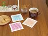 Olympus Thread Sashiko Kit, Single-Stitch Coaster, SK-293