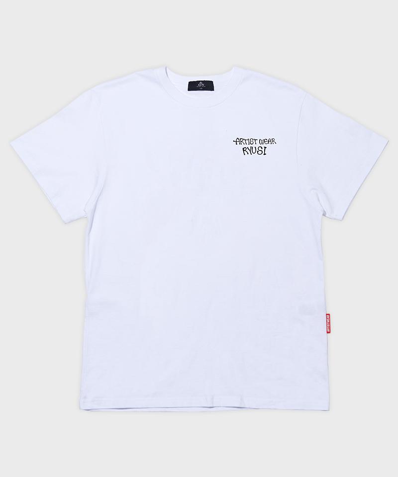 ARTISTWEAR [Atw X Ruysi] Футболка с коротким рукавом Haitai_Wh