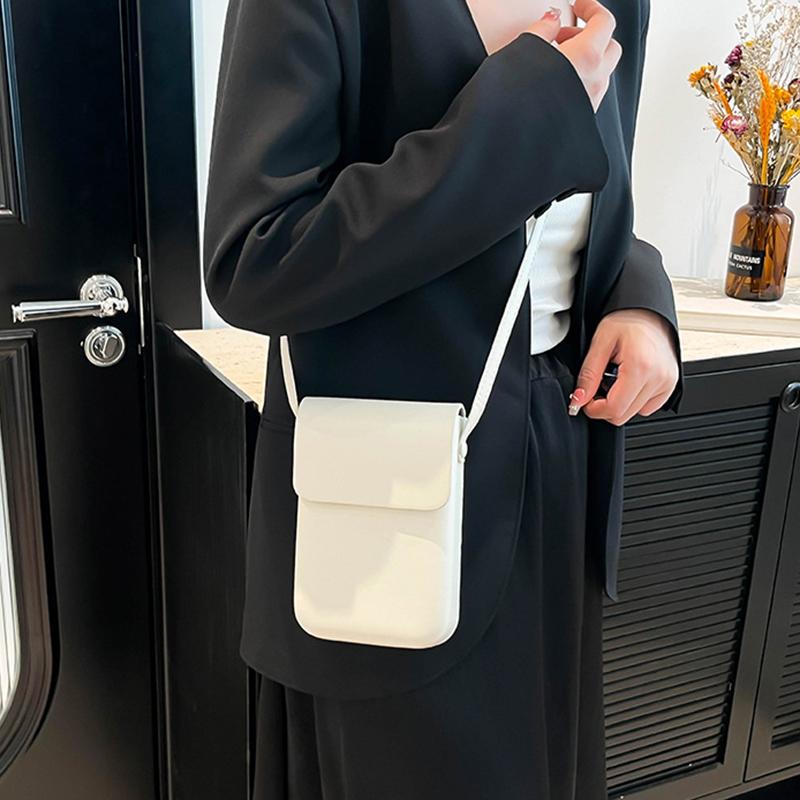 Сумки-кроссбоди с клапаном Женские Мини из ПУ кожи Наплечные кошельки и Сумки для Девушек Дамские Телефон Простая сумка-кроссбоди