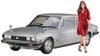 Hasegawa Isuzu 117 Coupe Late Model with Cool Beauty Girls Figure Plastic Model SP604 1/24 (XE)