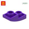 283 шт./лот 24201 Скат Изогнутый 2 X 1 X 2/3 Перевернутый Блокmoc Оттенки Крепления Совместимый featuring Кирпич Сделай Сам Детская Игрушка