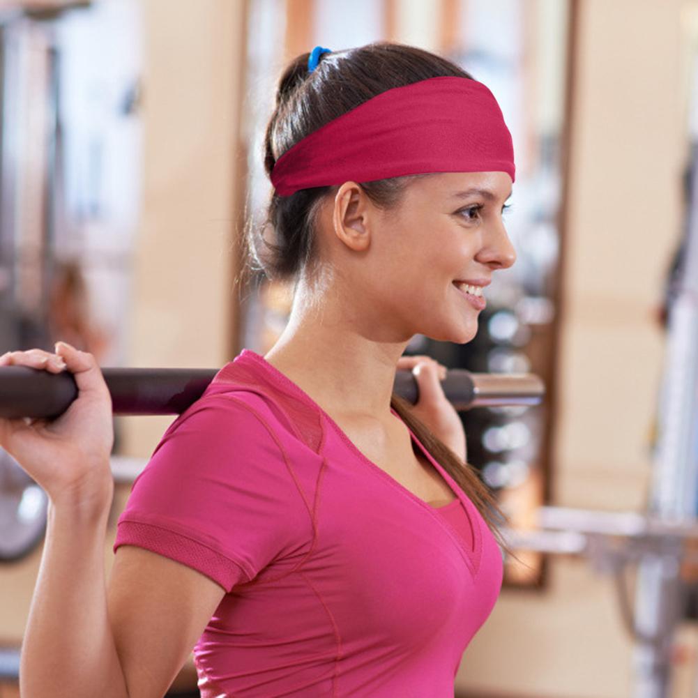 1 шт., спортивная повязка на голову для бега, фитнеса, спортивная повязка, быстросохнущая эластичная впитывающая повязка для мужчин и женщин, велосипедная пробежка, теннис, йога, тренажерный зал, повязка для волос