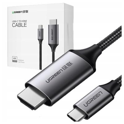 Кабель USB-C на HDMI Ugreen 4K UHD 1,5 м MM142(Черный)
