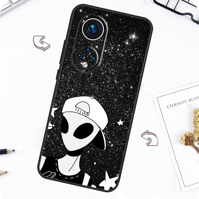 Aesthetics Cute Cartoon Alien Case For Honor Magic 7 Lite 5 6 Pro Honor 200 50 70 90 Lite X8b X9a X8a X8 X9 X9c X9b Cover