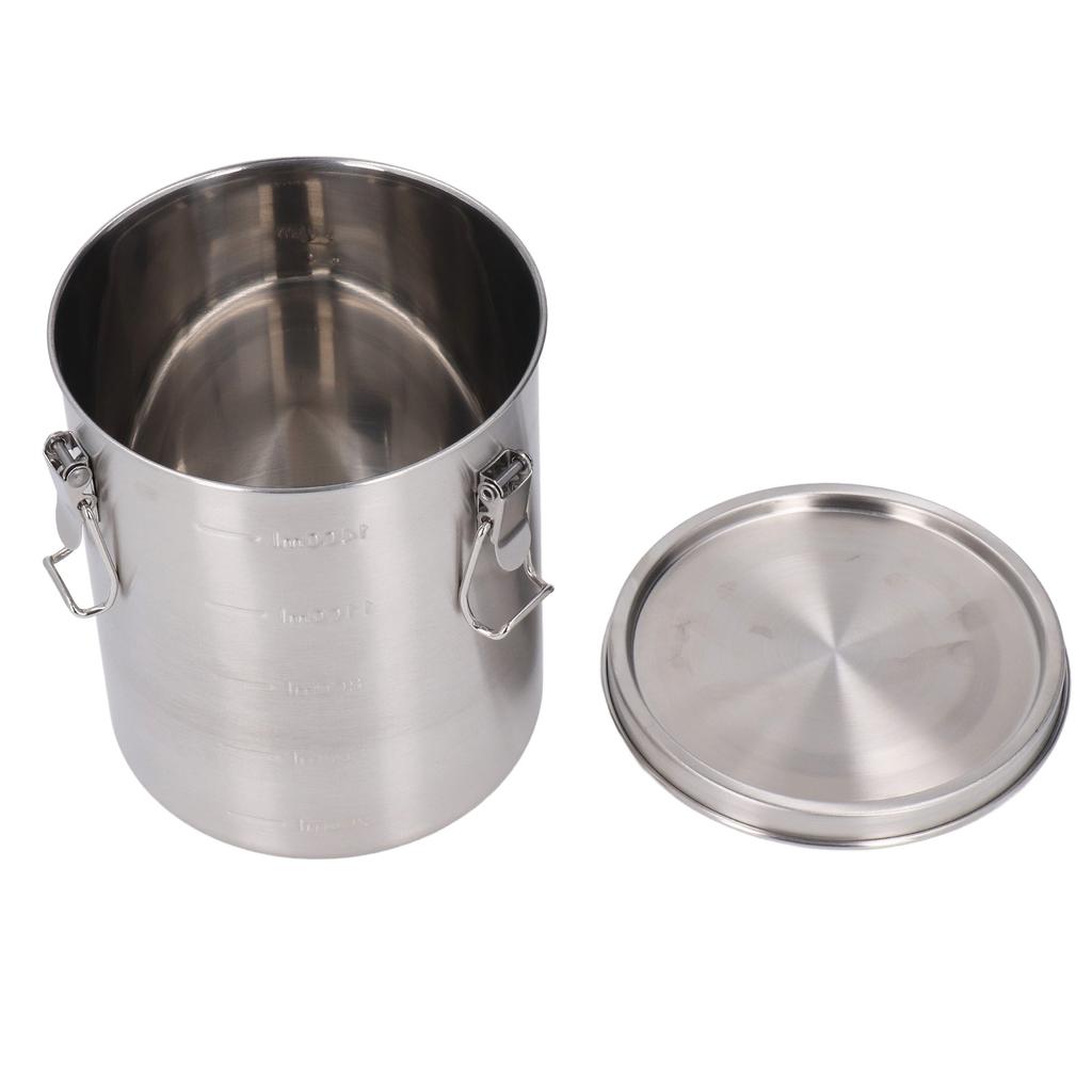 Airtight Pet Food Storage Container Stainless Steel Versatile Leakage Proof Cat Dog Food Holder Bin