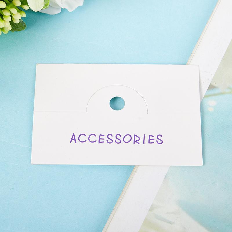 50шт милые аксессуары для волос картонные этикетки для карточек с плоским ртом сумка для карточек
