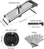 Измельчитель овощей-мандолина, регулируемый измельчитель овощей-мандолина для кухни, измельчитель овощей-мандолина из нержавеющей стали для картофеля/помидоров