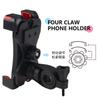 Black Riding Bike Phone Holder Mount Motorcycle Phone Holder for Bicycle Electric Bike