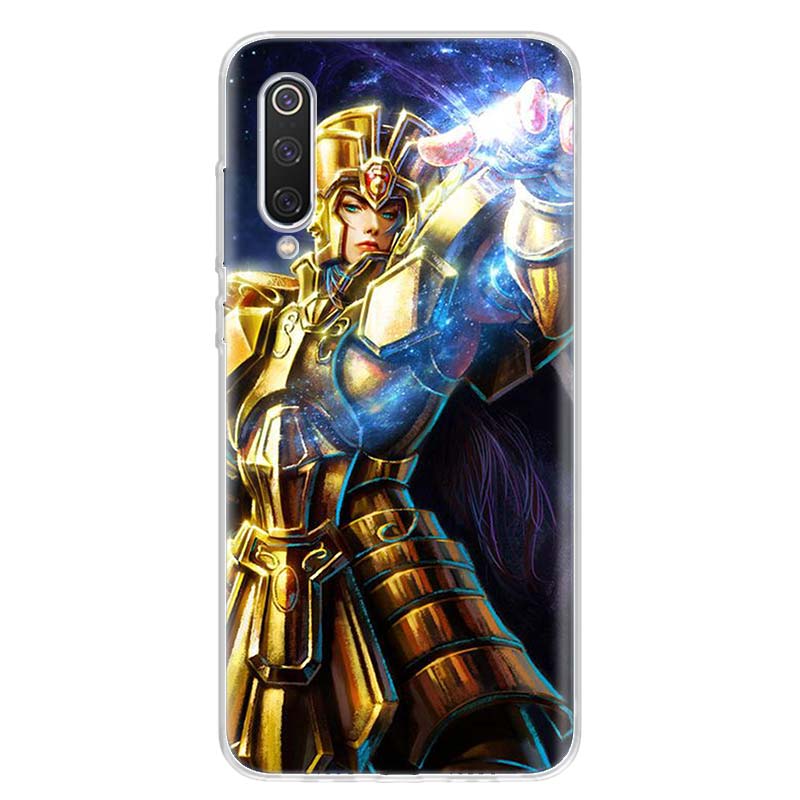 Чехол с изображением аниме Saint Seiya для Xiaomi Redmi Note 10 Pro Max 10S 9 9S 9T 8 8T 11T 11S 11 5G 11E 7 6 5 4X Coque
