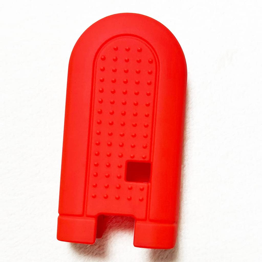 [ИКТ] Силиконовый чехол для смарт-ключа автомобиля Daihatsu / Toyota 2 кнопки красный/Move / Move