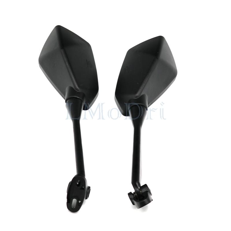 LMoDri Racing Motorcycle Mirrors Sport Bike Scooter Rear View Mirror For Honda CBR F4 HYOSUNG GT Kawasaki Ninja Long Rod