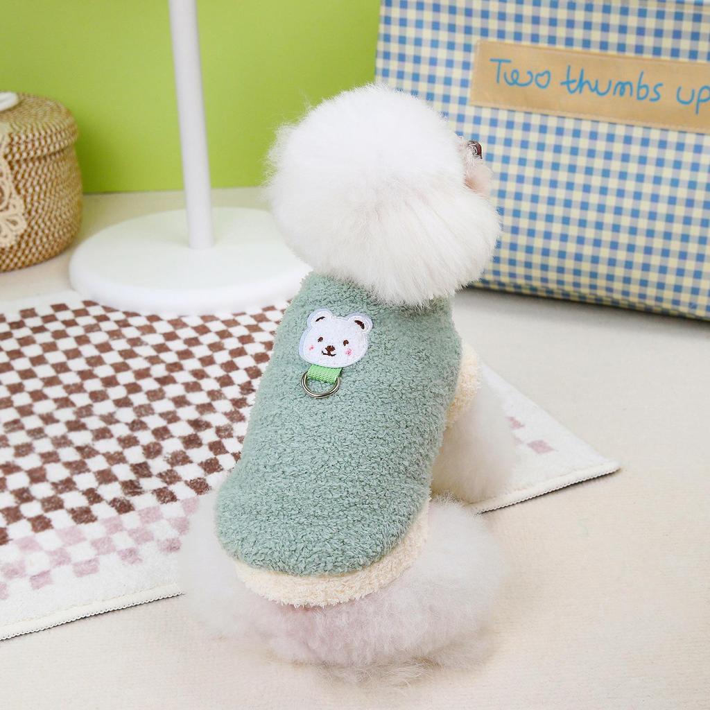 Флисовая одежда для домашних животных 2024 года на осень/зиму: Милая и теплая одежда для маленьких/средних собак и кошек