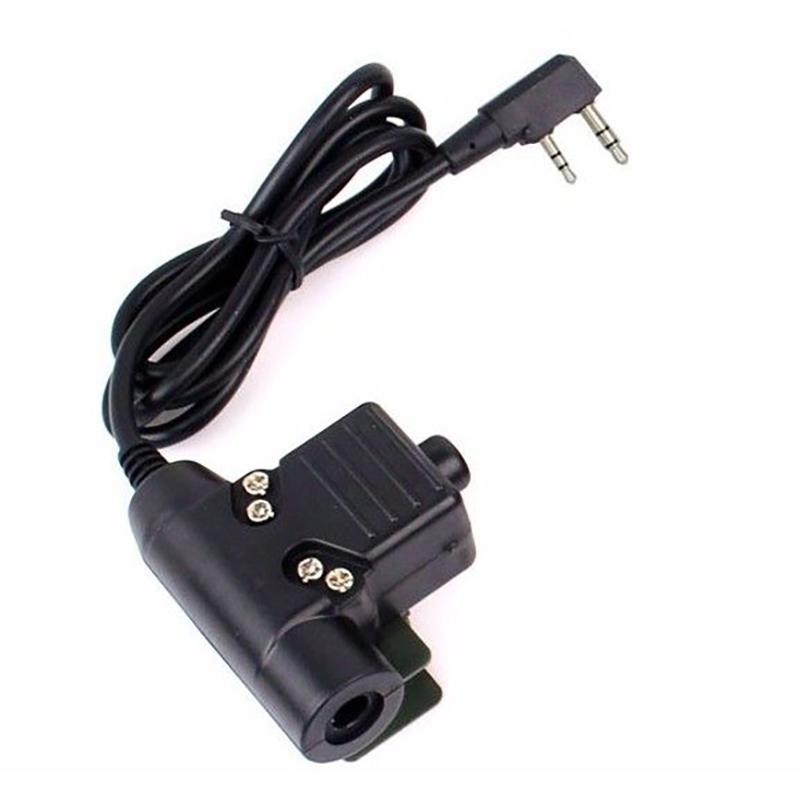 Тактический горловой микрофон Z003, трахеальная гарнитура с U94 PTT