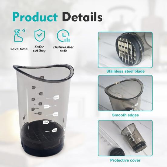 Клубникорезка с 8 лезвиями из нержавеющей стали, резак для ягод и яиц, инструмент для нарезки фруктов кубиками, съемный кухонный гаджет для бананов, огурцов, грибов