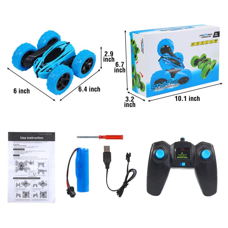 Twister.CK RC трюковая машина с дистанционным управлением, 2,4 ГГц RC Trucks Off Road Вращается и переворачивается на 360° RC