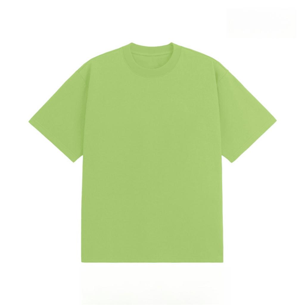 Унисекс Мягкая Дышащая Свободная Повседневная Футболка - Круглый Вырез, Короткий Рукав, Машинная Стирка Летняя Одежда для Отдыха на Пляже, Моющаяся Классический Универсальный Стиль