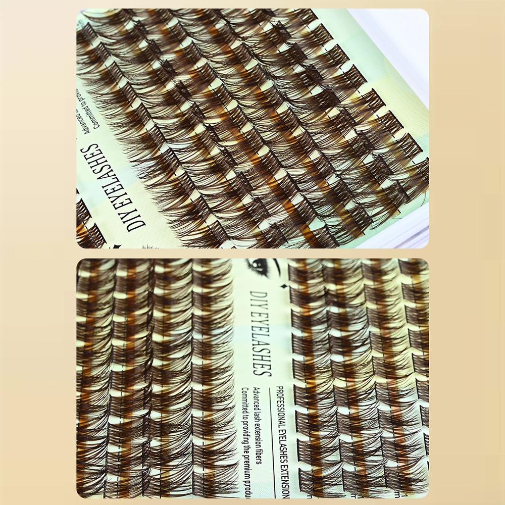 Soft Fluffy Segmented Eyelashes Single Cluster DIY Grafting Eyelashes Women's Beauty