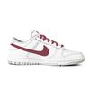 Nike Dunk Style Romantic, Small Flower Slip Resistant Abrasion Resistant Low top Skateboard Shoes Women's White Red HF0023-100(Team676-)