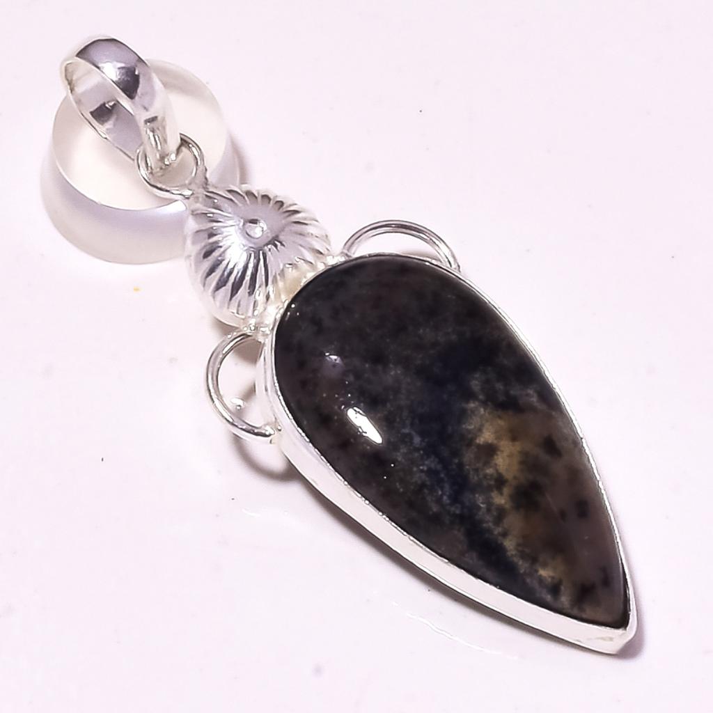 Дендритовый Опал Драгоценный камень Ручной работы Этнический Подарок на День рождения Ювелирное изделие Кулон 2" f9W90