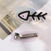 Аксессуары для волос Рыбья кость Челка Зажим Розовые Заколки Y2K Заколки-гвоздики Подарки