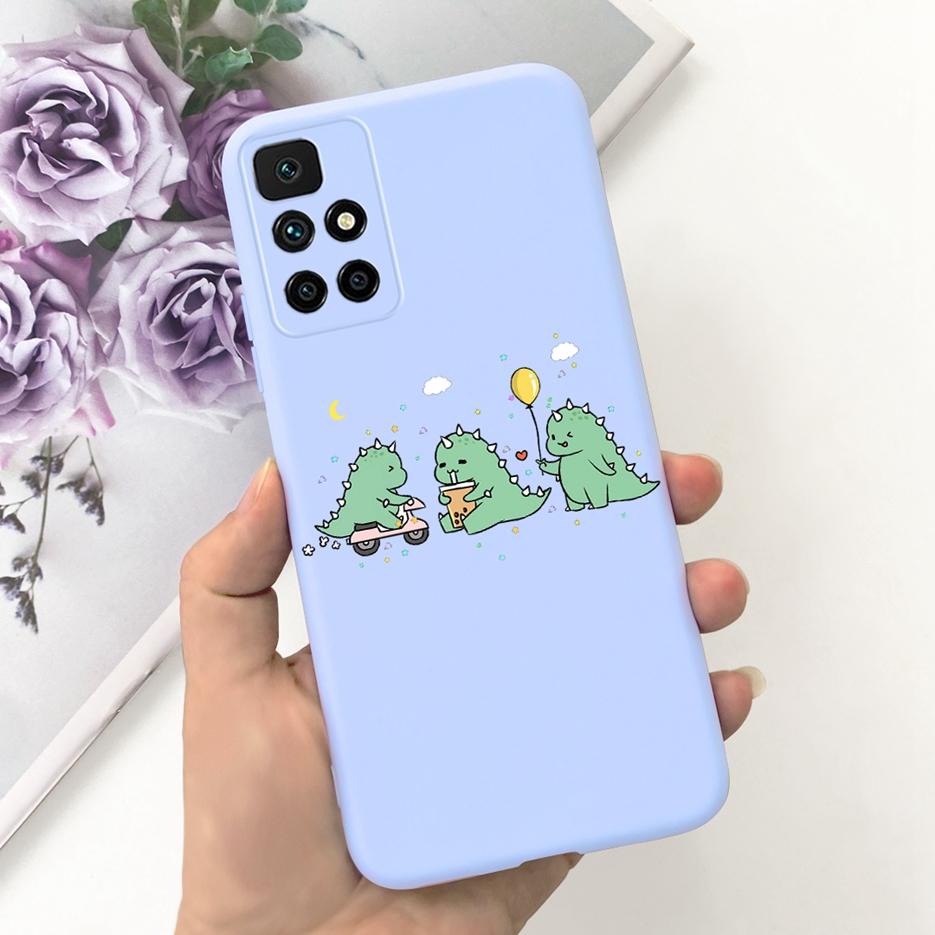 Для Xiaomi Redmi 10 2022 Чехол Милые Астронавты Мультяшная Крышка Мягкий Силиконовый Чехол Для Телефона Для Redmi 10 Prime Redmi10 Задняя Крышка Coque