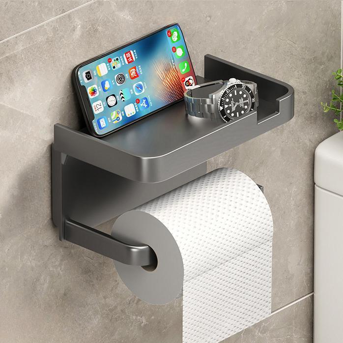 1шт клейкий настенный держатель для туалетной бумаги без сверления с полкой для хранения