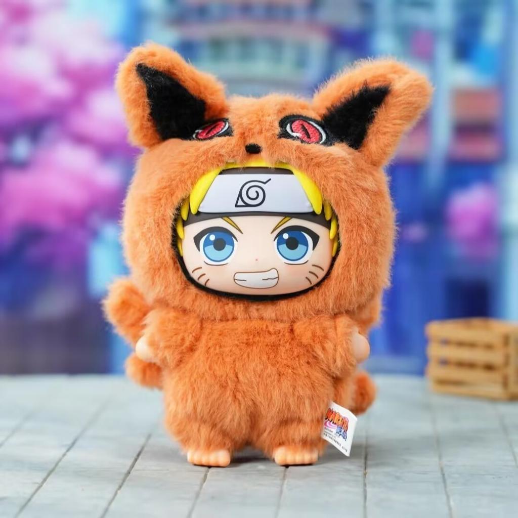 EAKI Naruto Anime Cute Beast Party Series Naruto Sasuke Gaara Kakashi Plush Doll Trendy Toy Pendant Gift