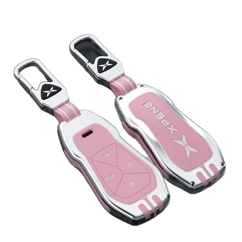 Premium Key Cover & Chain for Xiaopeng Models: P7, P7i, P5, G3, G3i, G6, G9 - Men's & Women's Edition