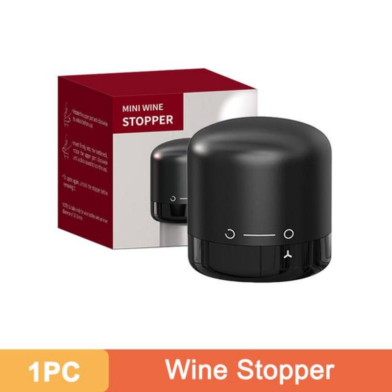 1pcs Vacuum Wine Stoppers Reusable Wine Bottle Stoppers Champagne Sealer Cap Set Leak-proof Preserver for Wine Plug Tools