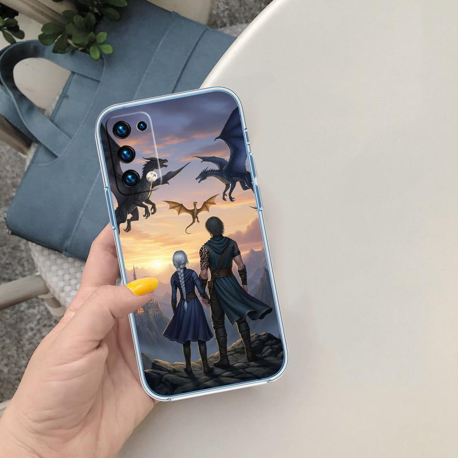CJ56 Fourth wing dragons Phone Case for Motorola Moto Edge 20 30 40 50 S30 Fusion Ultra Pro Neo Lite + G200 G23
