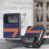 Модный гибридный цветной чехол для мобильного телефона для Samsung Galaxy Z Flip4 5g Flip 4 Zflip4 Складной кожаный чехол для Samsung Flip4
