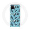 Case for Samsung Galaxy A22 4G Butterflies Blue Background