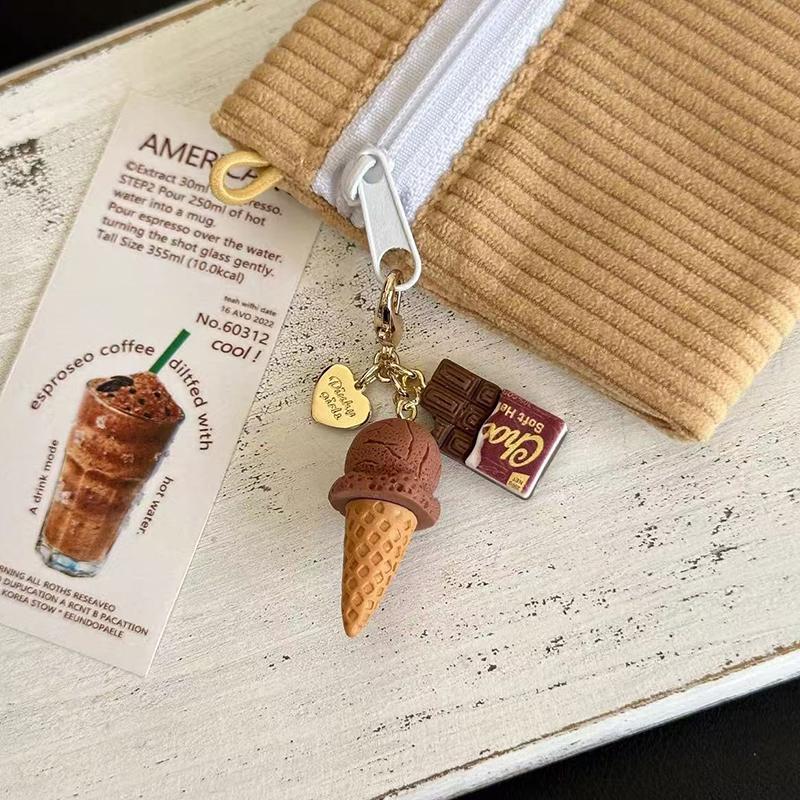 Творческий уникальный пончик хлеб кофе телефон брелок ремешок кулон шнурок имитация еды игрушки брелок сумка аксессуары подарок