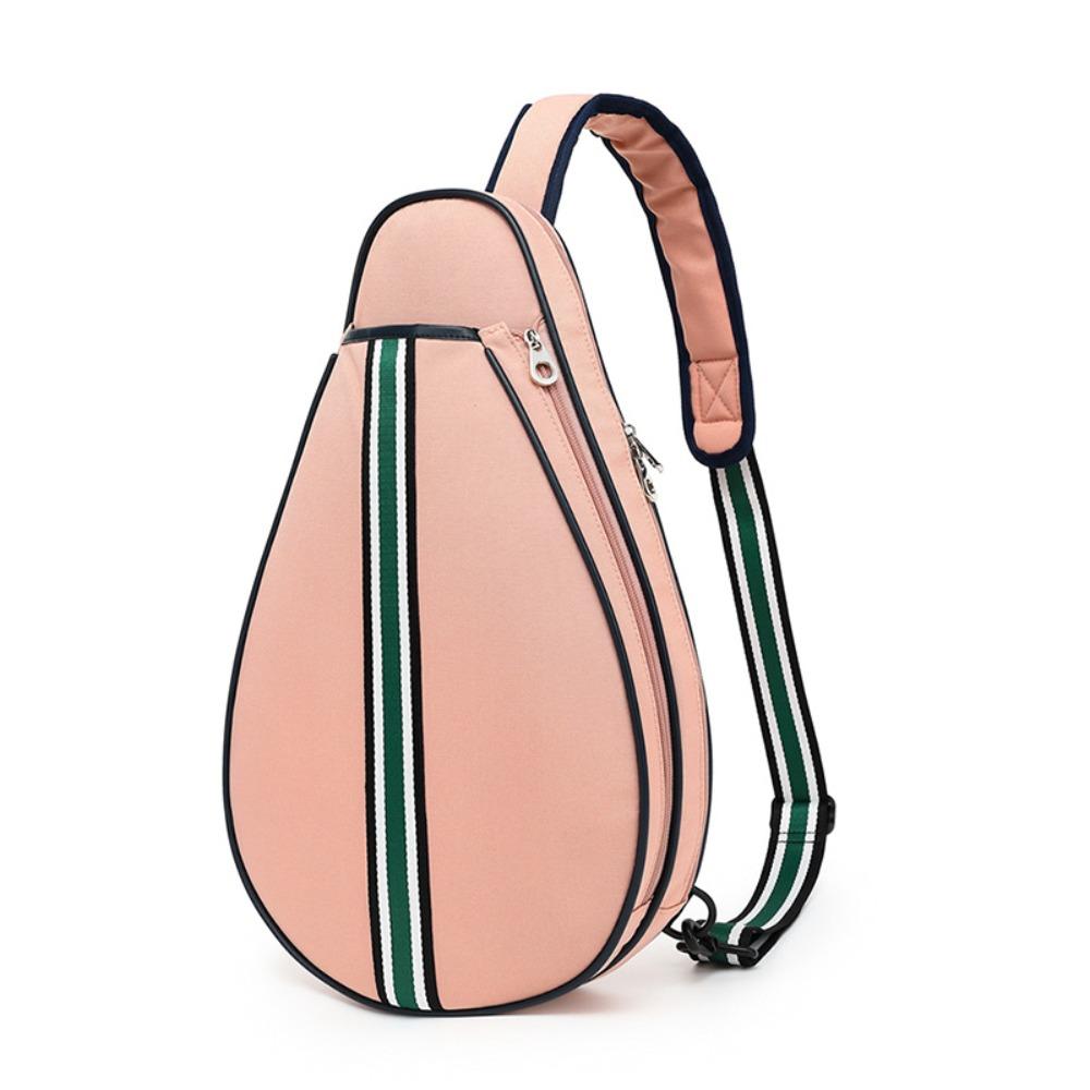 Водонепроницаемая легкая сумка-слинг на молнии для бадминтонных ракеток, тренажеров и оборудования для спортзала