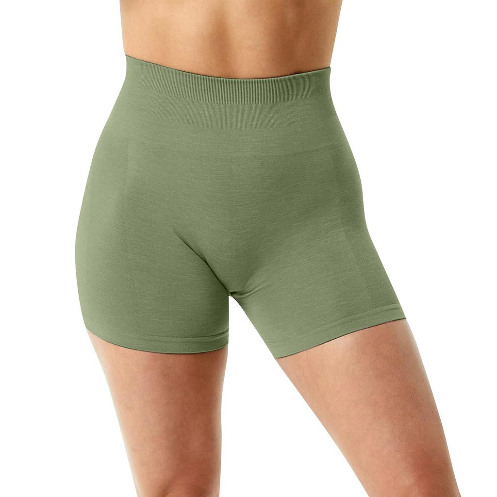 Workout Butt Lifting Shorts For Women High Waisted Seamless Gym Yoga Booty Shorts